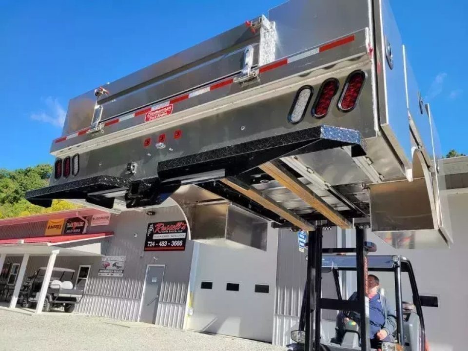 New Zimmerman Aluminum Gooseneck Service Body DRW 8' Pickup Advantage