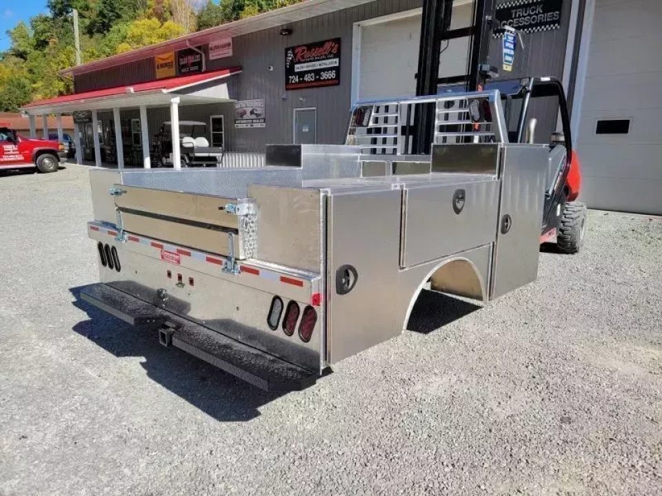 New Zimmerman Aluminum Gooseneck Service Body DRW 8' Pickup Advantage