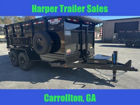 New 2027 PROSPECTOR 7X14 14K TELESCOPING DUMP TRAILER WITH 4' WALLS AND SPARE TIRE