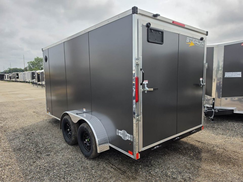 New 2027 Stealth Trailers 7x14 Mustang 7k w/6Ft 6In & Ramp Door Cargo / Enclosed Trailer