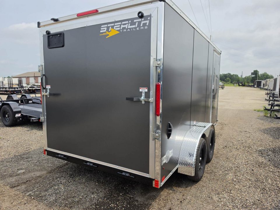 New 2027 Stealth Trailers 7x14 Mustang 7k w/6Ft 6In & Ramp Door Cargo / Enclosed Trailer