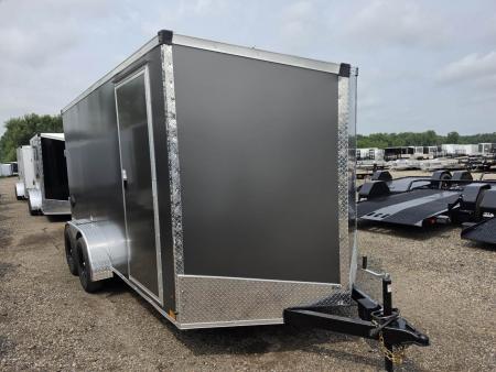 New 2027 Stealth Trailers 7x14 Mustang 7k w/6Ft 6In & Ramp Door Cargo / Enclosed Trailer