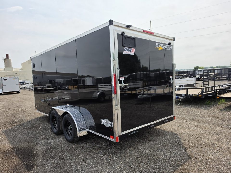 New 2027 Stealth Trailers 7x16 Mustang 7k w/6Ft 6In & Ramp Door Cargo / Enclosed Trailer