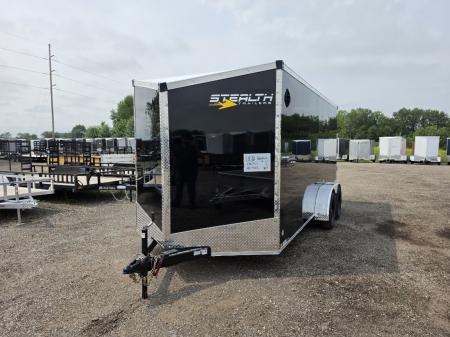 New 2027 Stealth Trailers 7x16 Mustang 7k w/6Ft 6In & Ramp Door Cargo / Enclosed Trailer
