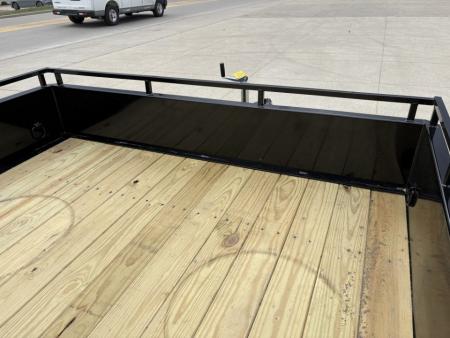 New 2027 Sure-Trac 7X16 TANDEM STEEL HIGH SIDE Utility Trailer