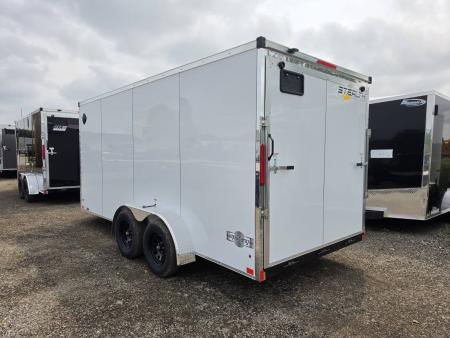 New 2027 Stealth Trailers 7x16 Mustang 7k w/6Ft 6In & Ramp Door Cargo / Enclosed Trailer
