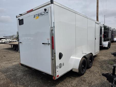 New 2027 Stealth Trailers 7x16 Mustang 7k w/6Ft 6In & Ramp Door Cargo / Enclosed Trailer