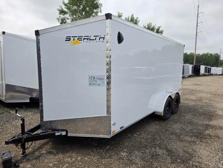 New 2027 Stealth Trailers 7x16 Mustang 7k w/6Ft 6In & Ramp Door Cargo / Enclosed Trailer