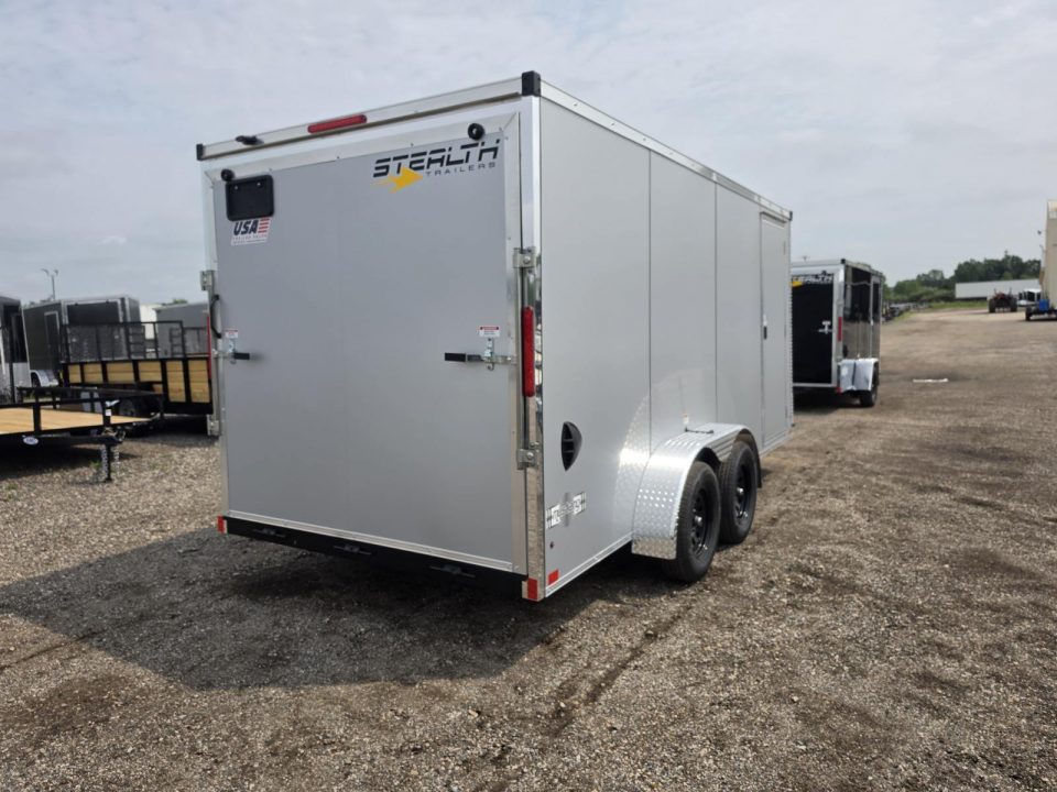 New 2027 Stealth Trailers 7x16 Mustang 7k w/6Ft 6In & Ramp Door Cargo / Enclosed Trailer
