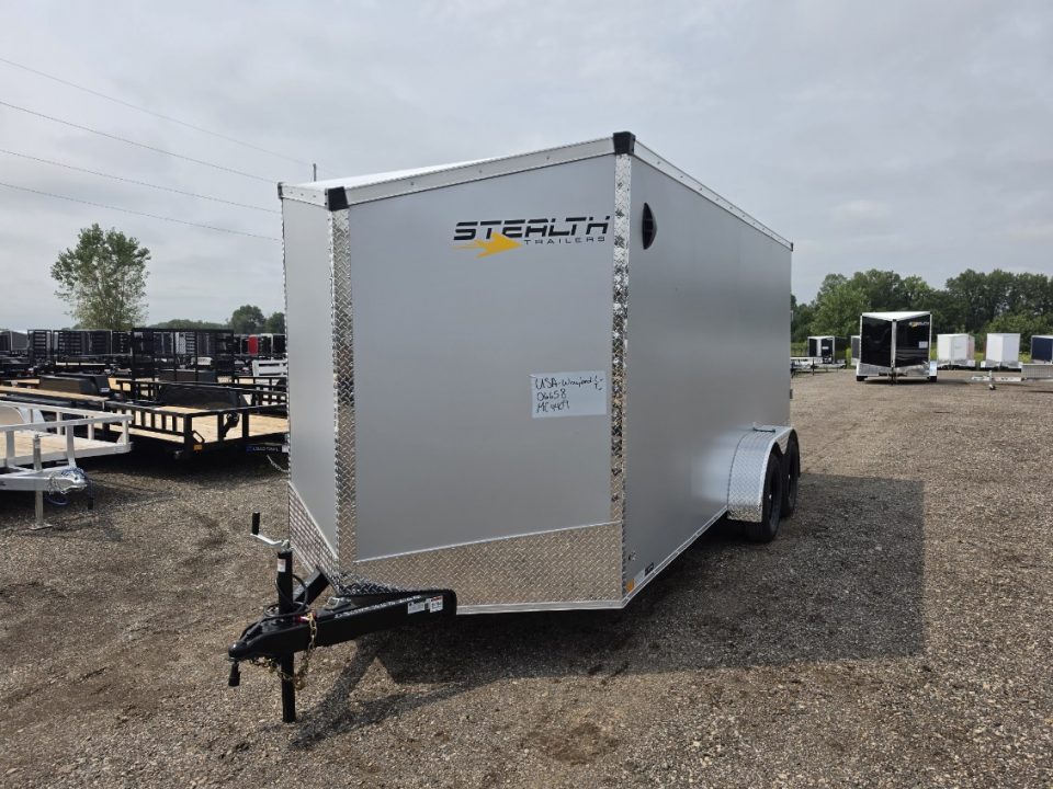 New 2027 Stealth Trailers 7x16 Mustang 7k w/6Ft 6In & Ramp Door Cargo / Enclosed Trailer