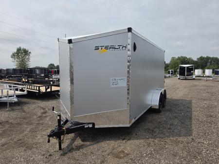 New 2027 Stealth Trailers 7x16 Mustang 7k w/6Ft 6In & Ramp Door Cargo / Enclosed Trailer