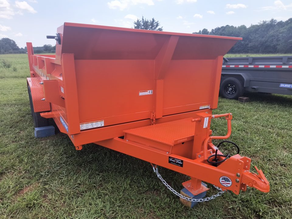 New 2027 Sure-Trac 7x14 Low Profile Scissor Lift Dump Trailer