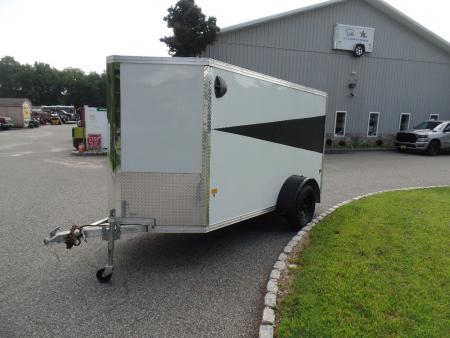 Used 2025 ALCOM 5' by 10 ft. , with 2,990 lb. GVWR, 67  interior height Cargo / Enclosed Trailer