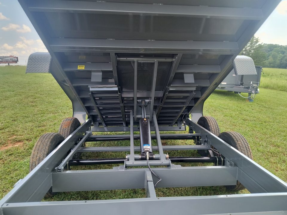 New 2026 Sure-Trac 7x14 Low Profile Scissor Lift Dump Trailer
