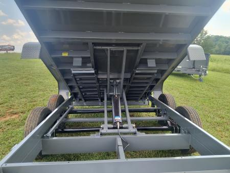 New 2026 Sure-Trac 7x14 Low Profile Scissor Lift Dump Trailer