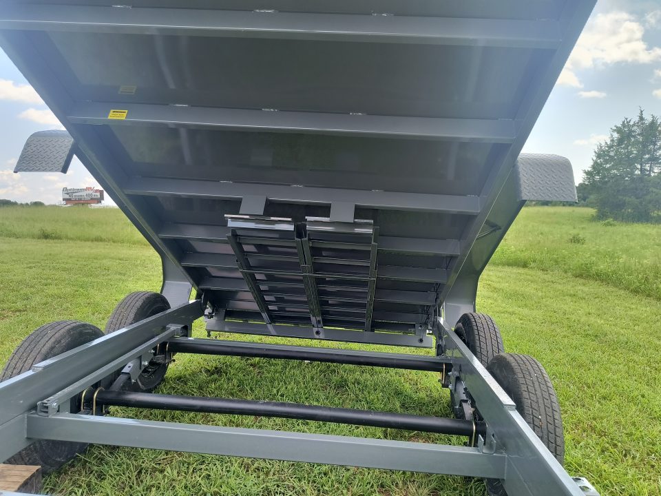 New 2026 Sure-Trac 7x14 Low Profile Telescopic Lift Dump Trailer