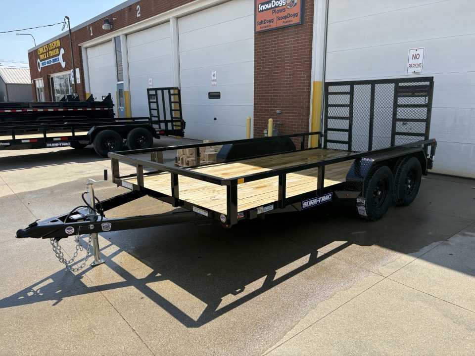 New 2027 Sure-Trac 7X14 TUBE TOP 7K Utility Trailer