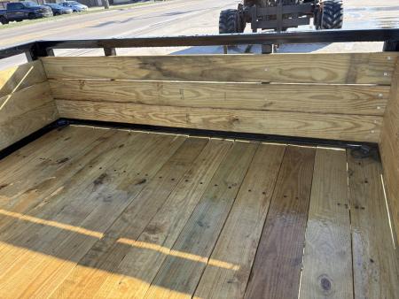New 2026 Sure-Trac 7 x 16 Tube Top Three Board Trailer 7K Tandem Utility Trailer