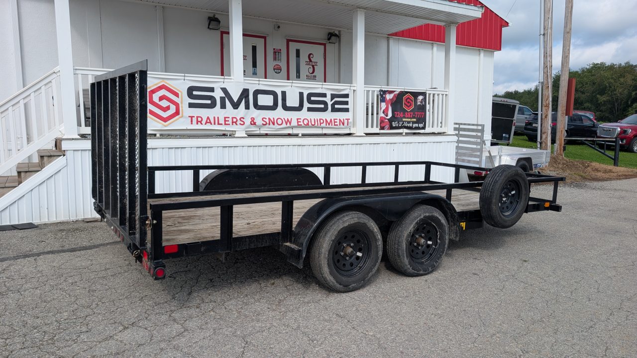 Used 2023 Big Tex 7x16 Utility Trailer