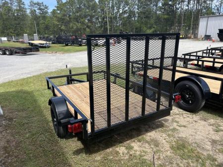 New 2027 Down 2 Earth Trailers 5X8 Utility Trailer, Angle Top
