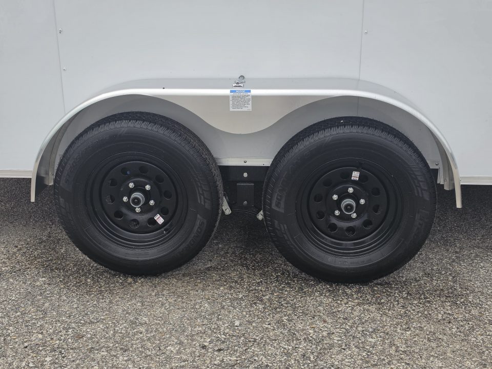 New 7 X 16 CARGO ENCLOSED ECO MODEL TANDEM AXLE ALL ALUMINUM 2027 LIGHTNING