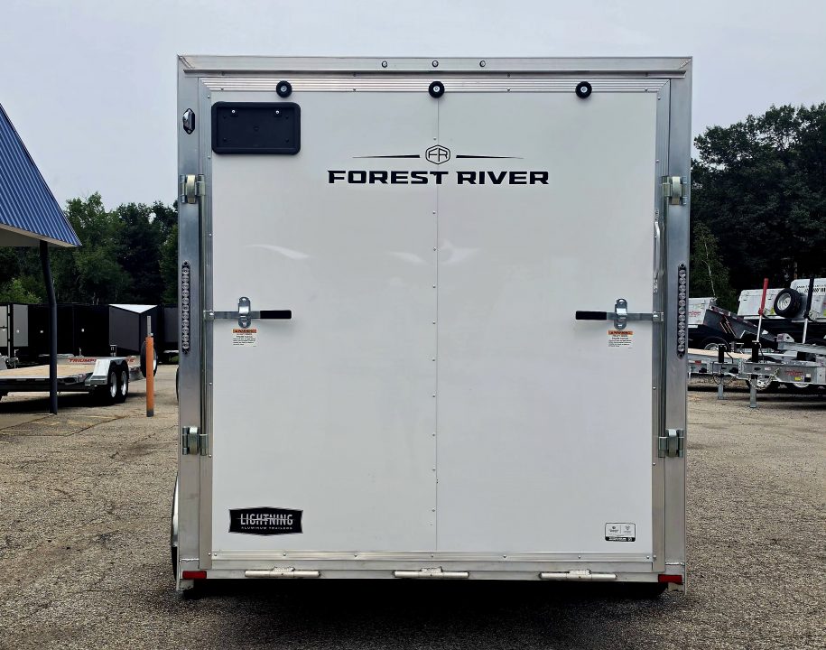 New 7 X 16 CARGO ENCLOSED ECO MODEL TANDEM AXLE ALL ALUMINUM 2027 LIGHTNING