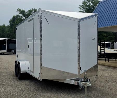 New 7 X 16 CARGO ENCLOSED ECO MODEL TANDEM AXLE ALL ALUMINUM 2027 LIGHTNING