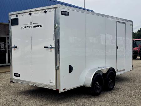 New 7 X 16 CARGO ENCLOSED ECO MODEL TANDEM AXLE ALL ALUMINUM 2027 LIGHTNING