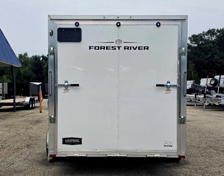 New 7 X 16 CARGO ENCLOSED ECO MODEL TANDEM AXLE ALL ALUMINUM 2027 LIGHTNING