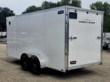 New 7 X 16 CARGO ENCLOSED ECO MODEL TANDEM AXLE ALL ALUMINUM 2027 LIGHTNING