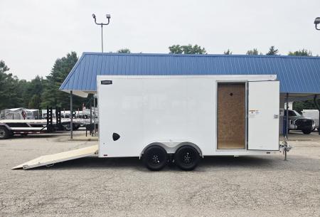 New 7 X 16 CARGO ENCLOSED ECO MODEL TANDEM AXLE ALL ALUMINUM 2027 LIGHTNING