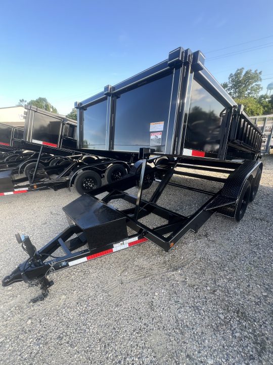 New 2026 P & T Trailers 6X12 DUMP W/RAMPS Dump Trailer