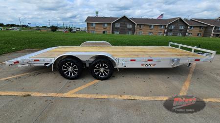 New 2027 H&H Trailers 82x18+2 Aluminum Car Hauler