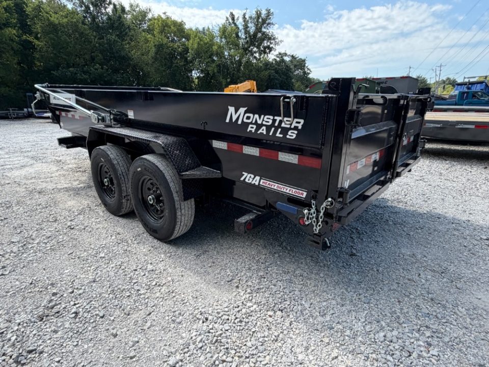 New 2027 PJ Trailers 15.4K 16' X 83" Low Profile Telescopic Dump Dump Trailer
