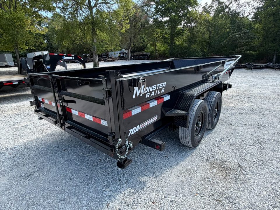 New 2027 PJ Trailers 15.4K 16' X 83" Low Profile Telescopic Dump Dump Trailer
