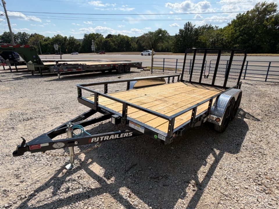 New 2027 PJ Trailers 7K 14' X 83" Tandem Axle Channel Utility Utility Trailer