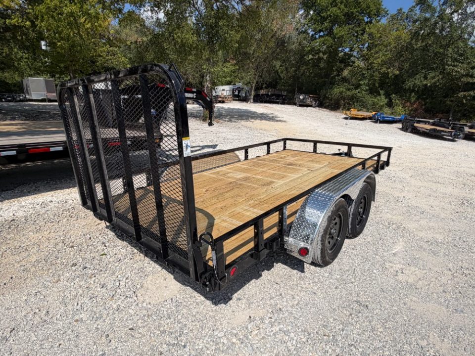New 2027 PJ Trailers 7K 14' X 83" Tandem Axle Channel Utility Utility Trailer