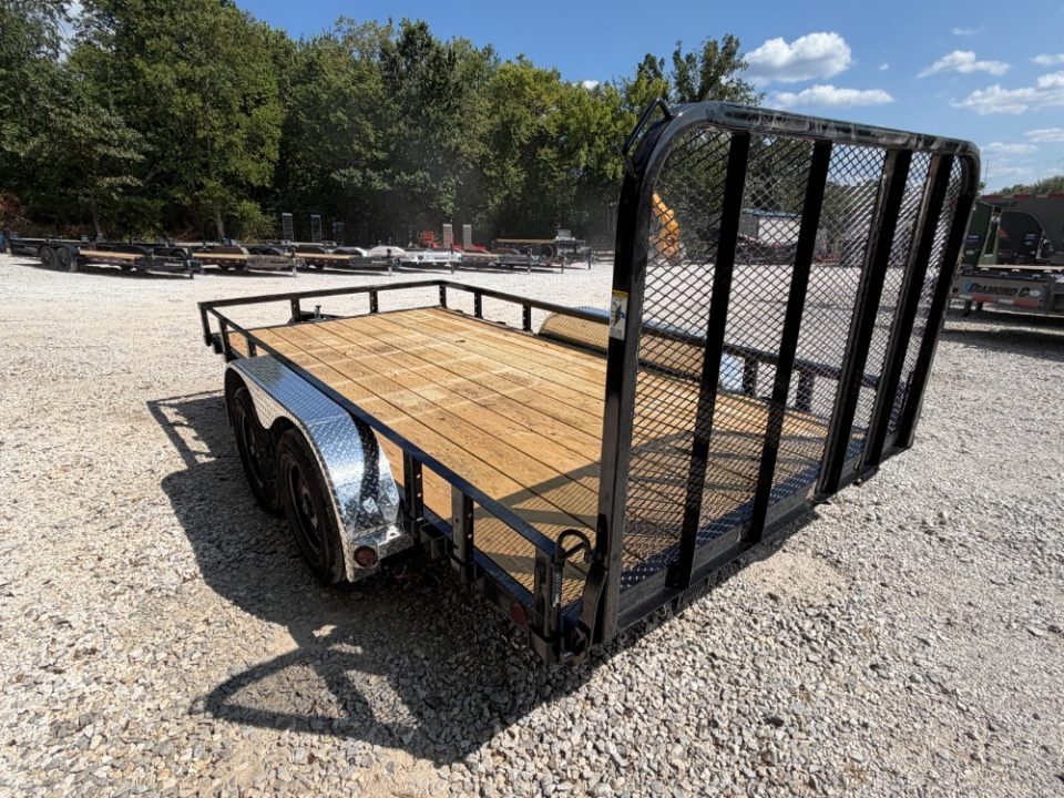 New 2027 PJ Trailers 7K 14' X 83" Tandem Axle Channel Utility Utility Trailer