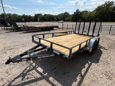 New 2027 PJ Trailers 7K 14' X 83" Tandem Axle Channel Utility Utility Trailer