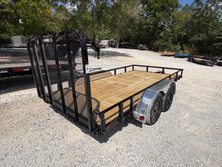 New 2027 PJ Trailers 7K 14' X 83" Tandem Axle Channel Utility Utility Trailer