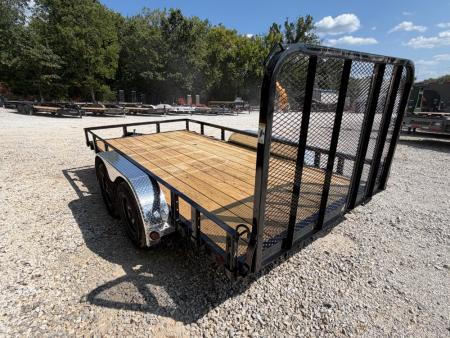 New 2027 PJ Trailers 7K 14' X 83" Tandem Axle Channel Utility Utility Trailer