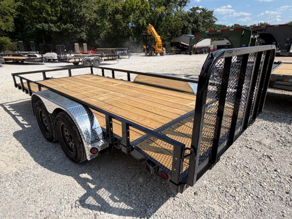 New 2027 PJ Trailers 7K 16' X 83" Tandem Axle Channel Utility Utility Trailer