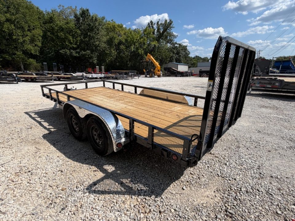 New 2027 PJ Trailers 7K 16' X 83" Tandem Axle Channel Utility Utility Trailer