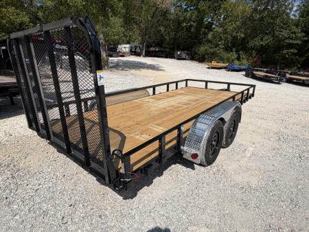 New 2027 PJ Trailers 7K 16' X 83" Tandem Axle Channel Utility Utility Trailer