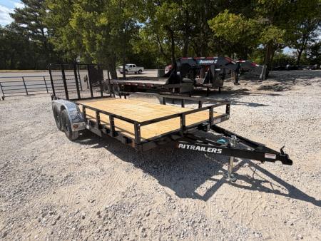 New 2027 PJ Trailers 7K 16' X 83  Tandem Axle Channel Utility Utility Trailer