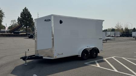 New 2027 Formula Trailers 7 x 14 Conquest SE Flat Top Sloped V-nose 7k Cargo / Enclosed Trailer