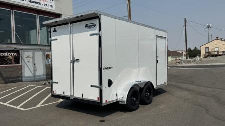 New 2027 Formula Trailers 7 x 14 Conquest SE Flat Top Sloped V-nose 7k Cargo / Enclosed Trailer
