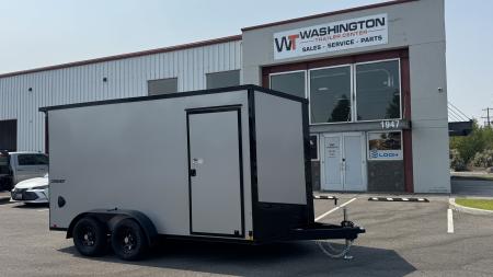 New 2027 Formula Trailers 7 x 14 Conquest SE Flat Top Sloped V-nose 7k Cargo / Enclosed Trailer