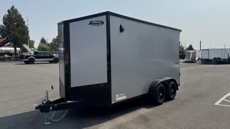 New 2027 Formula Trailers 7 x 14 Conquest SE Flat Top Sloped V-nose 7k Cargo / Enclosed Trailer