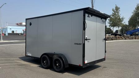 New 2027 Formula Trailers 7 x 14 Conquest SE Flat Top Sloped V-nose 7k Cargo / Enclosed Trailer